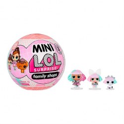 Lol 588467 Set cu 3 papusi L.O.L. Surprise! Mini Family Shops S3 diverse modele