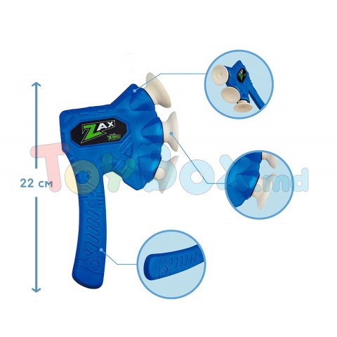 Zing ZG508B Jucarie Topor albastru cu ventuze Air Storm Zax