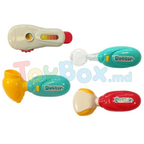 Leantoys 4292 Set de joaca Medic in valiza Turquoise Suitcase Little doctor