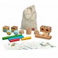 Lucy And Leo 9-LL217 Joc-puzzle din lemn Pisicile Jucause cu sabloane