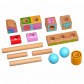Lucy And Leo 9-LL218 Joc-puzzle din lemn cu sabloane Emotii