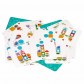 Lucy And Leo 9-LL218 Joc-puzzle din lemn cu sabloane Emotii