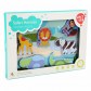Lucy And Leo 9-LL224 Puzzle din lemn Animale Safari, 7 piese