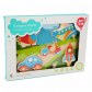 Lucy And Leo 9-LL229 Puzzle din lemn Vehicule, 6 piese