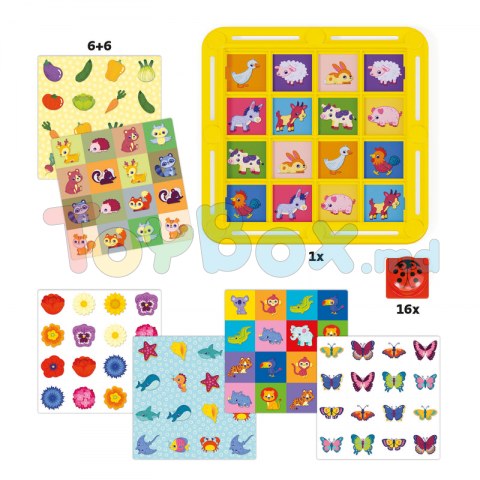 Quercetti 1051 Joc de memorie FantaMemo Ladybug Nature