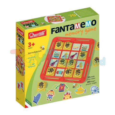 Quercetti 1052 Joc de memorie FantaMemo Bee Multipicture