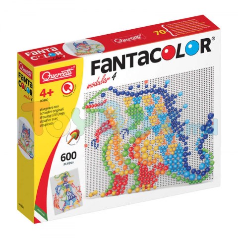 Quercetti 0880 Mozaic Fantacolor Modular 4, 600 el.