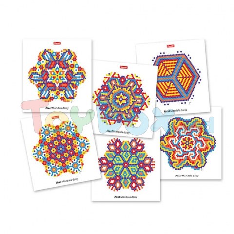Quercetti 2101 Mozaic Pixel Mandala Daisy