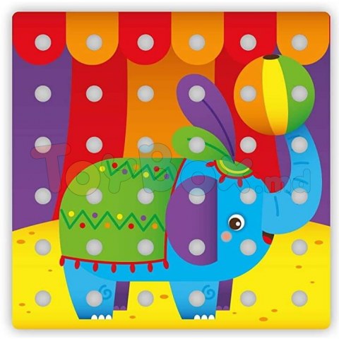Quercetti 2271 Mozaic Jumbo Peggy 45 el.
