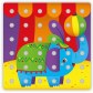 Quercetti 2271 Mozaic Jumbo Peggy 45 el.