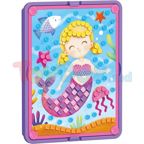 Quercetti 2881 Мозаика с подставкой Pin Fairy 300 эл.