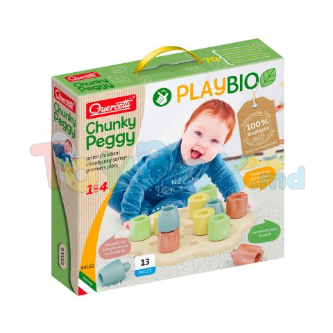 Quercetti 84162 Mozaic Play Bio Chunky Peggy 13 el.
