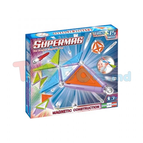 Supermag 0154 Set de constructie magnetic Trendy 35 piese