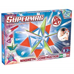 Supermag 0156 Set de constructie magnetic Trendy 67 piese