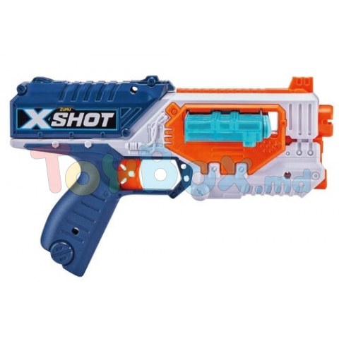 X-shot 660091 Игрушка-пистолет Quick Slide, 16 патронов