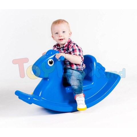 Little Tikes 173950E3 Синяя лошадка-качалка