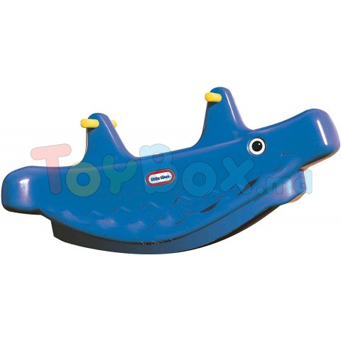 Little Tikes 487910070 Качалка Веселый кит синяя
