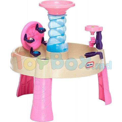 Little Tikes 173769E3 Masuta de joaca cu apa Spirala Marii roz
