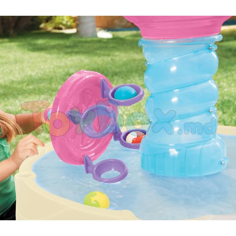 Little Tikes 173769E3 Masuta de joaca cu apa Spirala Marii roz