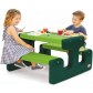 Little Tikes 174131E3 Masa de picnic pentru copii Large Go Green