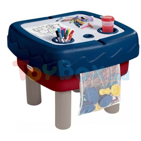 Little Tikes 451T10060 Песочница-стол Играем и рисуем 2 в 1