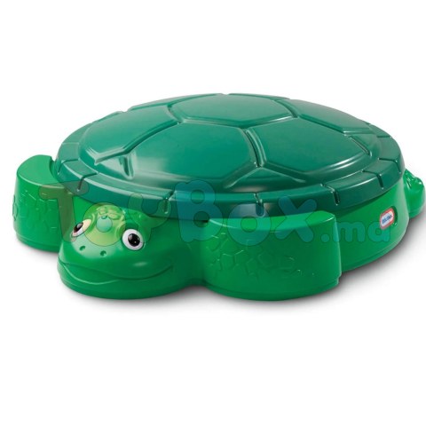 Little Tikes 174094E3 Nisipiera cu capac Broasca Testoasa