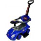 Leantoys 4996 Tolocar cu maner 3 in 1 albastru