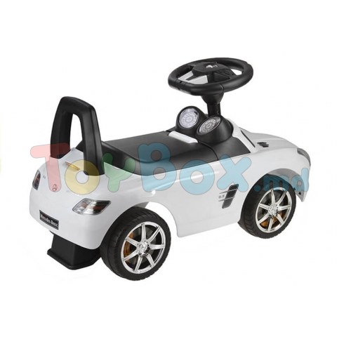 Leantoys 1263 Tolocar cu sunete Mercedes-Benz, alb