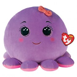 TY TY39242 Jucărie de pluș BT Octavia Purple Octopus, 22cm