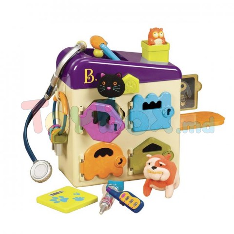 Battat Bx1229z Set de Joaca Clinica Veterinara Miau-Ham