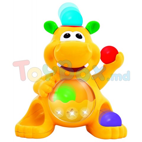 Kiddieland 049890 Игрушка Гиппопотам-жонглёр