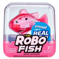 Robo Alive 7125sq1-3 Интерактивная игрушка Роборыбка розовая