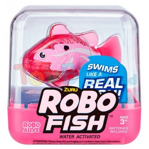 Robo Alive 7125sq1-3 Jucarie Interactiva peste Robofish Roz