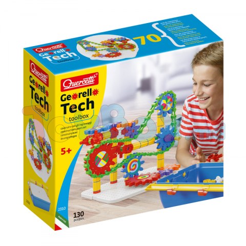 Quercetti 2310 Конструктор Georello Tech Toolbox 130 эл.