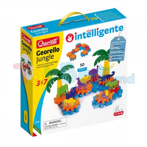 Quercetti 2336 Конструктор Georello Jungle 50 эл.
