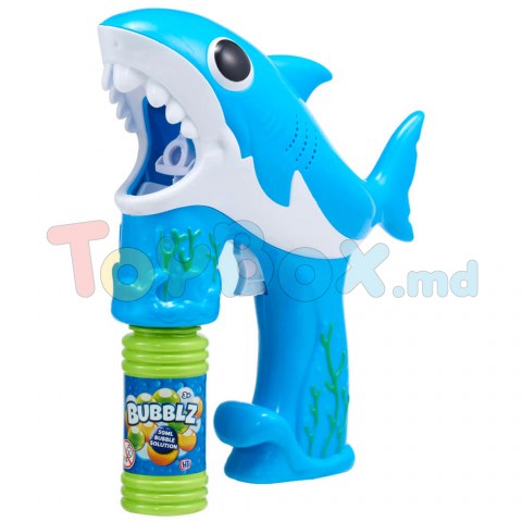 Bubblz 1376476 Blaster cu Bule de săpun Shark Bubbliser