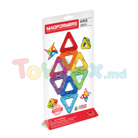Magformers 701002 Магнитный конструктор Triangle, 8 эл