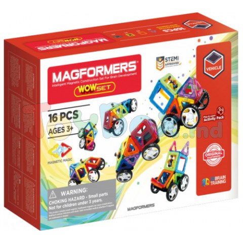 Magformers 707004 Магнитный конструктор Удивительный набор, 16 эл