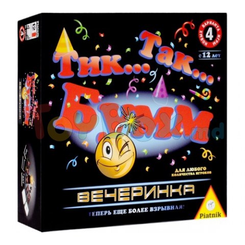 Piatnik 722790 Joc de masă Tik Tak Pomm Party, Ru
