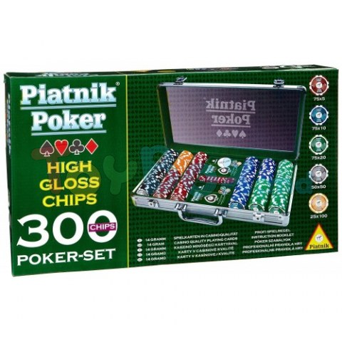 Piatnik 7903 Joc de masă Set poker, 300 jetoane