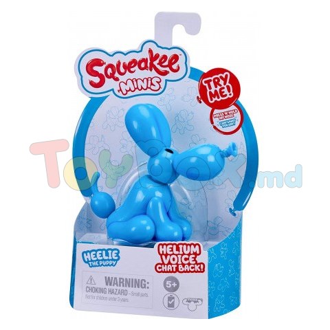 Squeakee 12302 Jucărie interactivă Mini Puppy, Blue