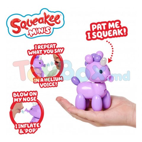 Squeakee 12317 Jucărie interactivă Mini Unicorn