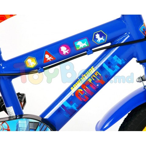 Volare 21459-CH-IT Bicicleta Paw Patrol 14, Blue