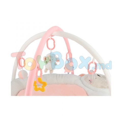 New Baby Q/3553C-1900 Игровой развивающий коврик Овечка
