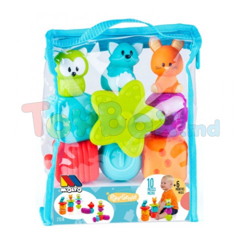 Molto 21518 Интерактивная игрушка Activity Set, 10 шт