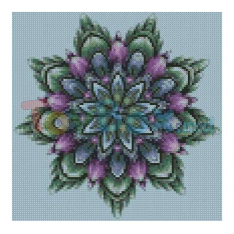 Strateg CA-0063 Mozaic cu diamante Model floral, 30x30 cm