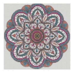 Strateg CA-0065 Mozaic cu diamante Mandala 2, 30x30 cm