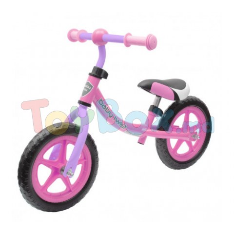 Baby Mix Bicicletă fără pedale 12 Twist, Violet/Pink