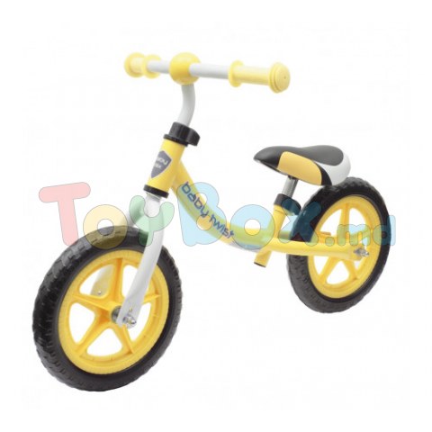Baby Mix Беговел 12 Baby Twist жёлтый