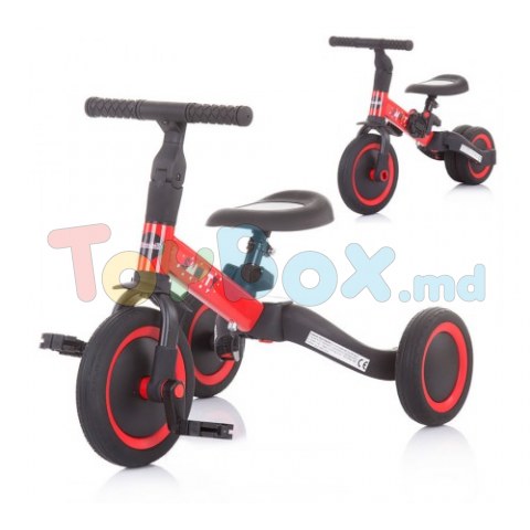 Chipolino TRKSM0201RE Bicicletă 2-în-1 Smarty, Red